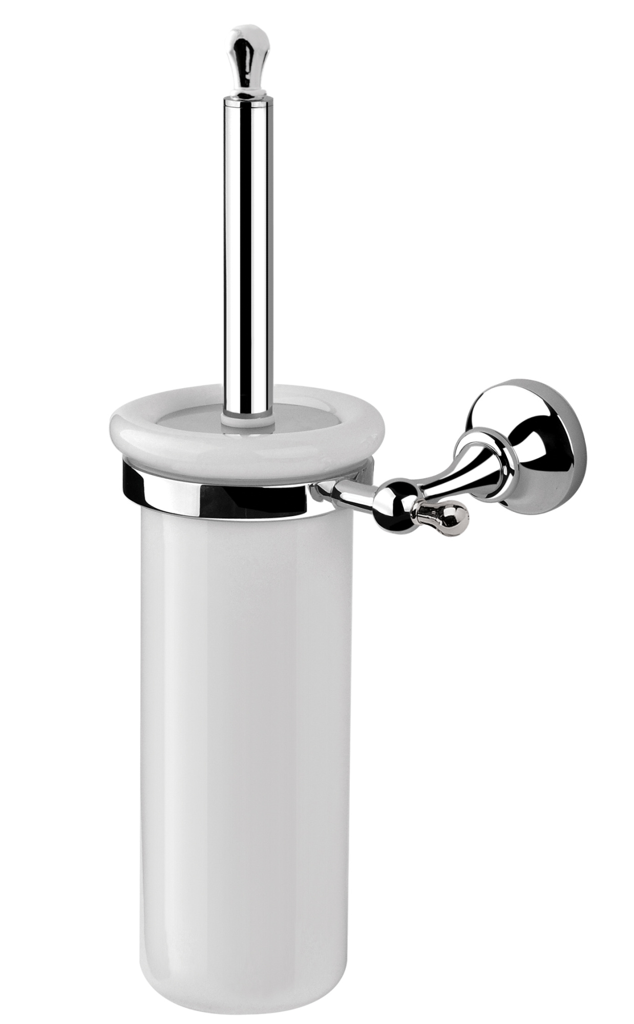 RG1133 Ерш подвесной Giulini Ibisco (цвет - хром, стакан белый)